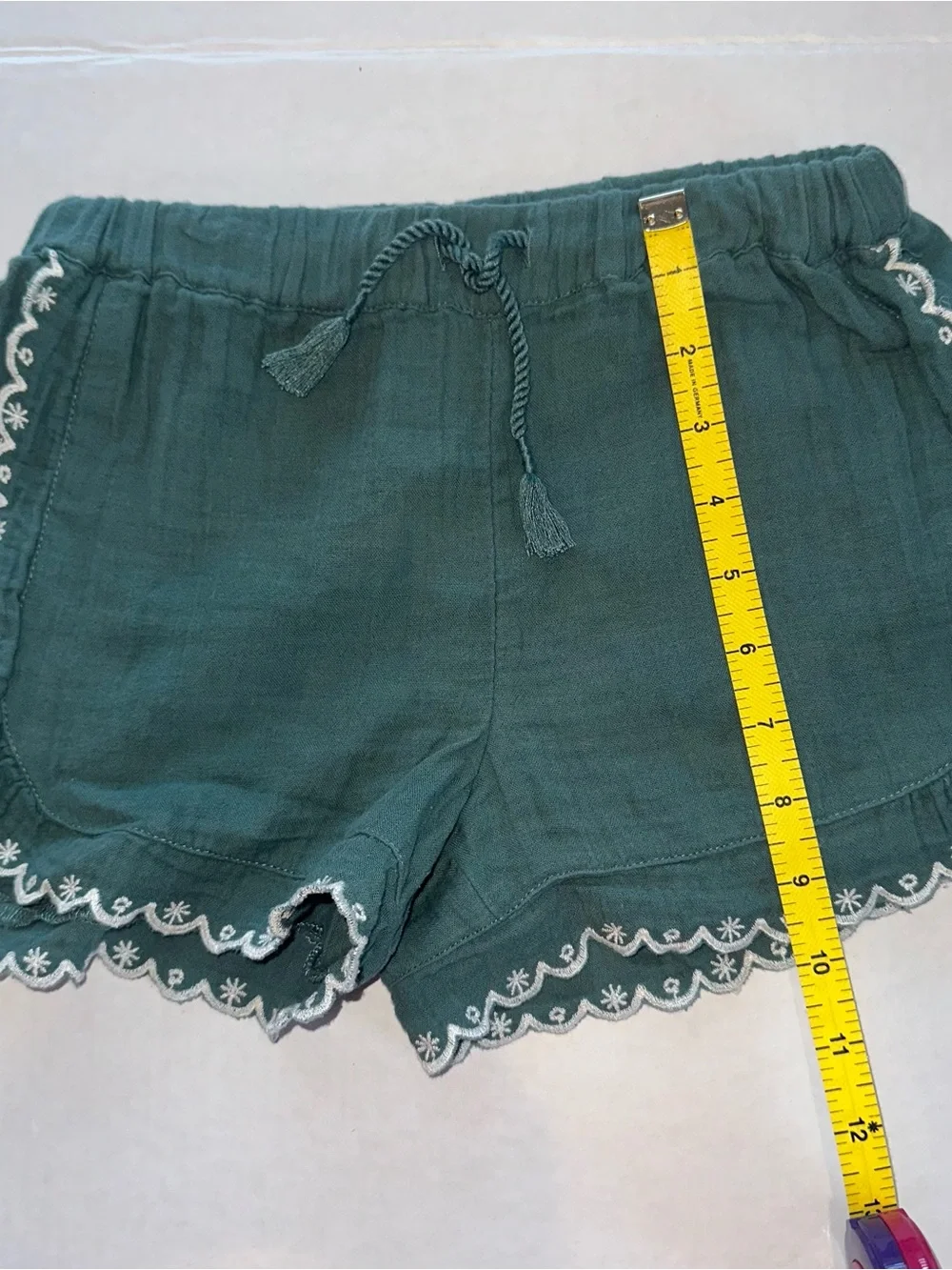 Old Navy Off-white Ruffle Off-the-Shoulder Top with coordinating Shorts